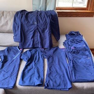 Navy Blue Medium Scrub Bundle